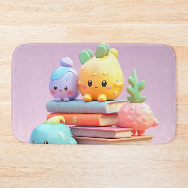 Item preview, illustration of some colored shaped objects on books, in the style of kawaii art designed and sold by Nanthikan.