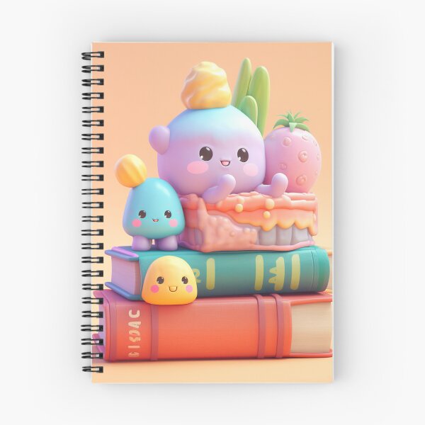 Item preview, illustration of some colored shaped objects on books, in the style of kawaii art designed and sold by Nanthikan.