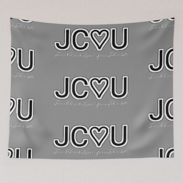 Item preview, JC♡U - Jesus Christ Loves You  designed and sold by Kangaroo Sun.