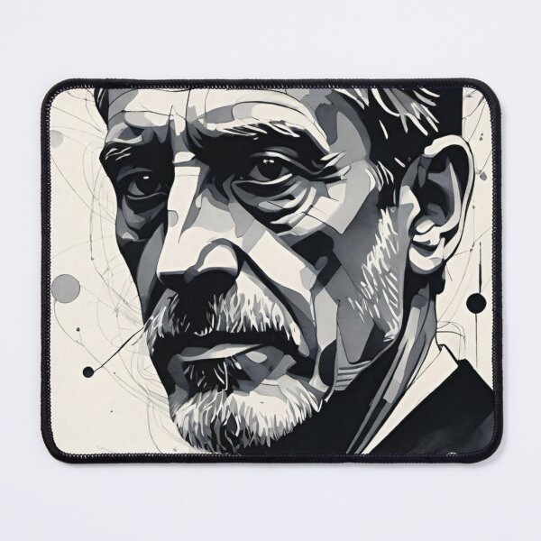 Item preview, portrait of a man, drawing, art, ink designed and sold by DonnaBlankaArt.