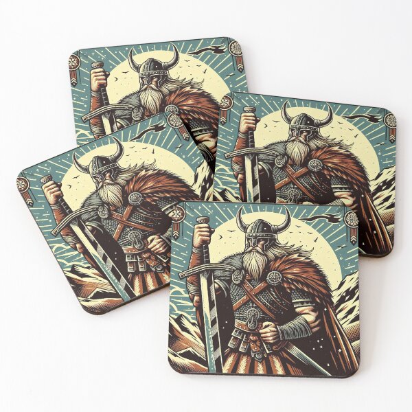 Item preview, Viking with great sword, illustration style designed and sold by Salimgor Hangaround Music.