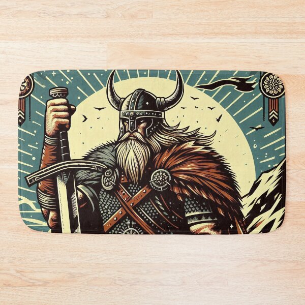 Item preview, Viking with great sword, illustration style designed and sold by Salimgor Hangaround Music.