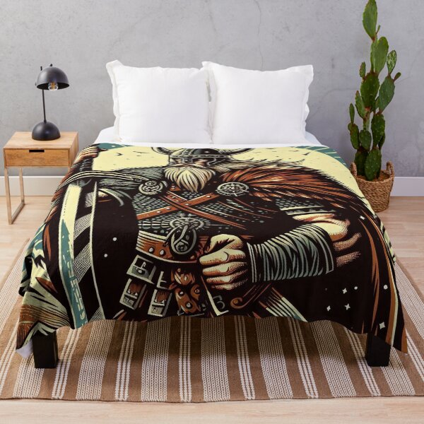 Item preview, Viking with great sword, illustration style designed and sold by Salimgor Hangaround Music.