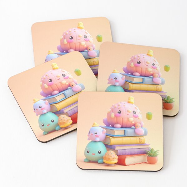 Item preview,  illustration books in the style of kawaii art designed and sold by Nanthikan.