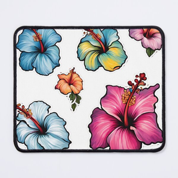 Item preview, Colorfull Hawaiian Hibiscus Set  designed and sold by CyberArtistOne.