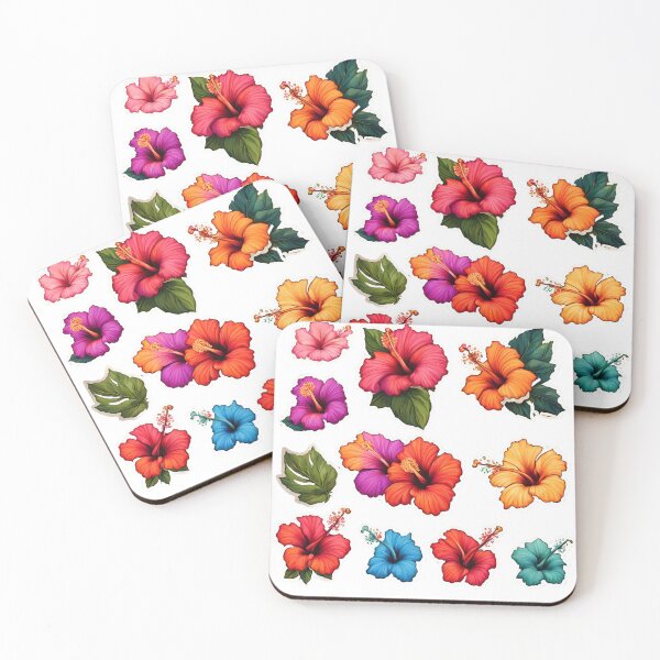Item preview,  Colorfull Hawaiian Hibiscus Set  designed and sold by CyberArtistOne.