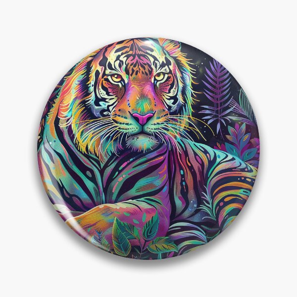 Artikelvorschau, Tiger-Illustrationskunst entworfen und verkauft von nomiraclehere.
