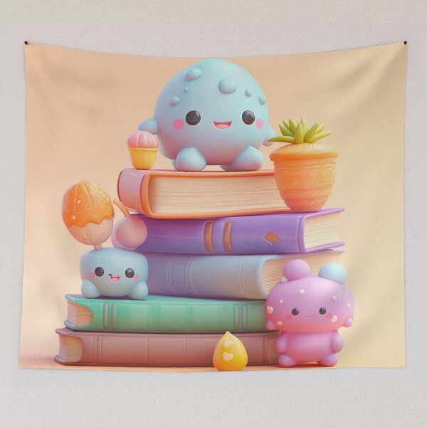 Item preview, illustration books in the style of kawaii art designed and sold by Nanthikan.