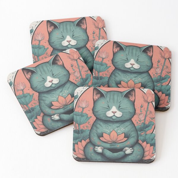 Item preview, Yoga Cat designed and sold by ZibaCentralShop.