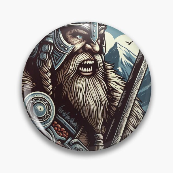 Item preview, Viking with sword, illustration style designed and sold by Salimgor Hangaround Music.
