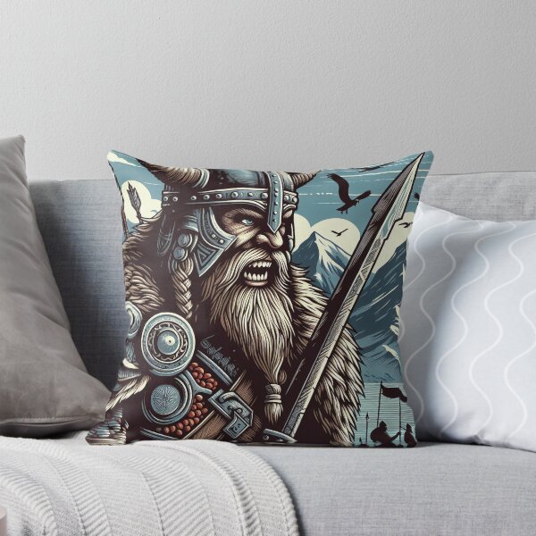 Item preview, Viking with sword, illustration style designed and sold by Salimgor Hangaround Music.