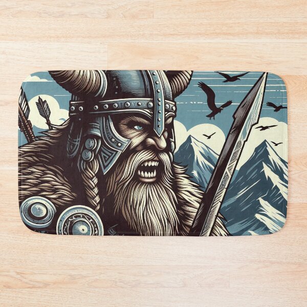 Item preview, Viking with sword, illustration style designed and sold by Salimgor Hangaround Music.