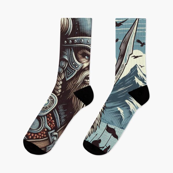Item preview, Viking with sword, illustration style designed and sold by Salimgor Hangaround Music.