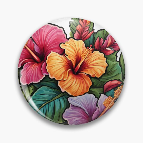 Item preview, Colorfull Hawaiian Hibiscus Set  designed and sold by CyberArtistOne.