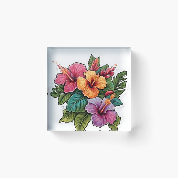 Item preview, Colorfull Hawaiian Hibiscus Set  designed and sold by CyberArtistOne.
