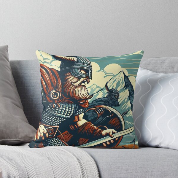 Item preview, Viking with sword and shield, illustration style designed and sold by Salimgor Hangaround Music.