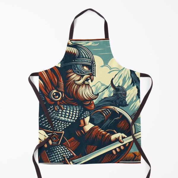 Item preview, Viking with sword and shield, illustration style designed and sold by Salimgor Hangaround Music.