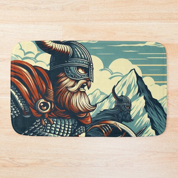 Item preview, Viking with sword and shield, illustration style designed and sold by Salimgor Hangaround Music.