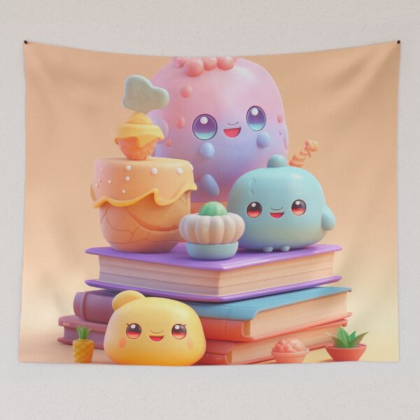 Artikelvorschau, Illustrationsbücher im Stil der Kawaii-Kunst entworfen und verkauft von Nanthikan.