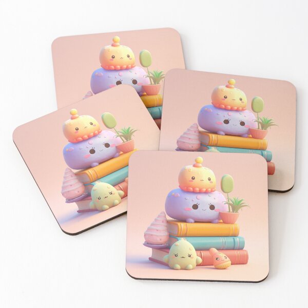 Item preview, illustration books in the style of kawaii art designed and sold by Nanthikan.