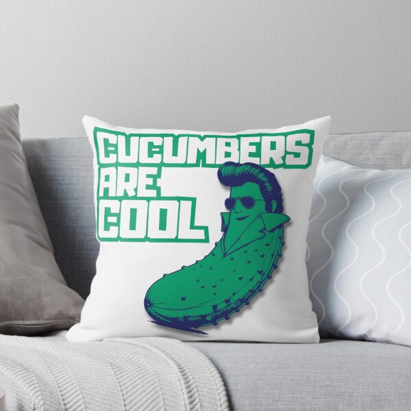 Item preview, "Cucumbers Are Cool" Veggie Vibe Desing Not Only for Vegetarians designed and sold by Kubala.