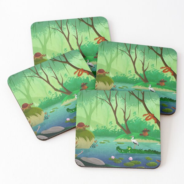 Item preview, Animal illustration, swamp animals,  designed and sold by Margherita Passarini.