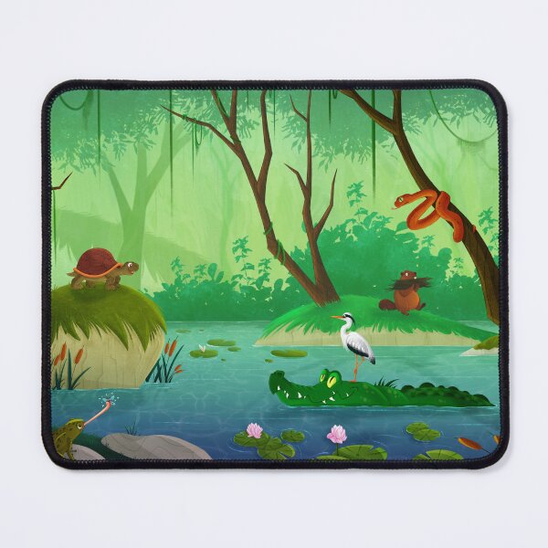 Item preview, Animal illustration, swamp animals,  designed and sold by Margherita Passarini.