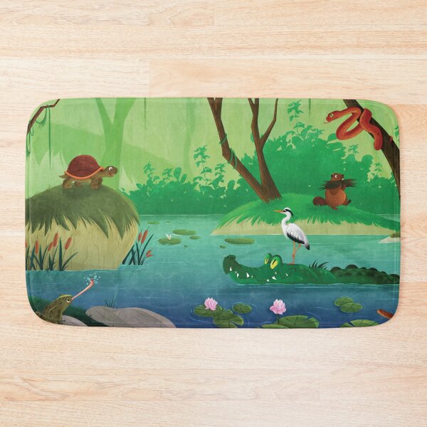Item preview, Animal illustration, swamp animals,  designed and sold by Margherita Passarini.
