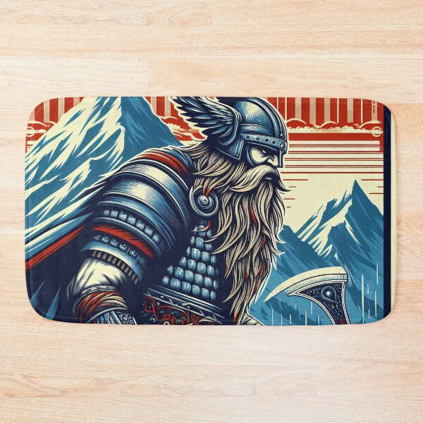Item preview, Viking with great axe, illustration style designed and sold by Salimgor Hangaround Music.
