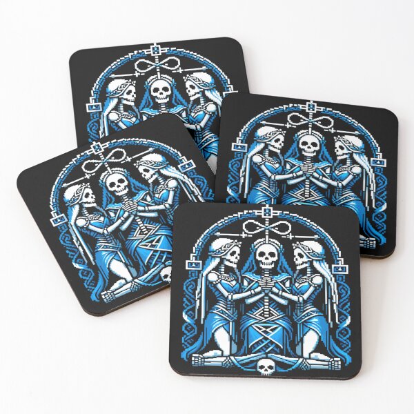 Item preview, Norn's Fate: Pixel Art Skeleton of Destiny designed and sold by Ronny-Owiso.