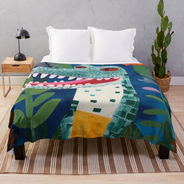 Item preview, Crocodile and flowers designed and sold by GeekStorie.