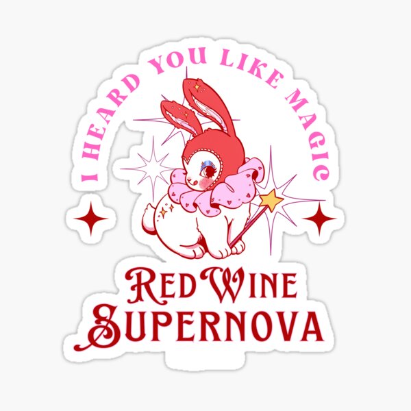 Vista previa del artículo con la obra «Supernova de vino tinto», diseñado y vendido por sofiaruelle.