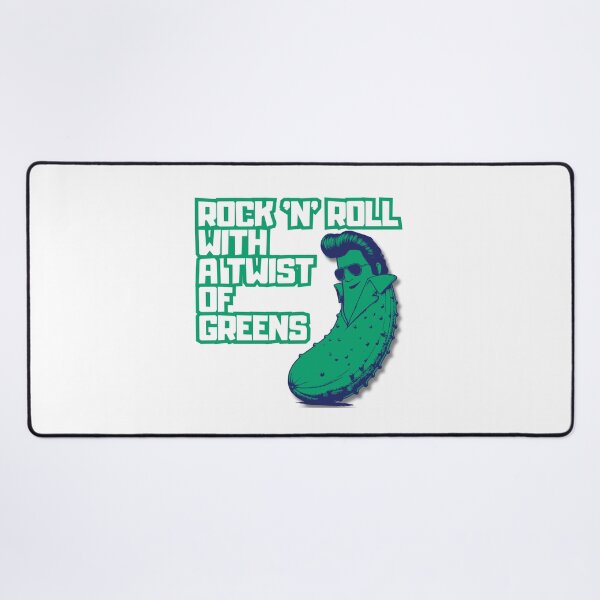 Item preview, "Rock And Roll with a Twist of Greens" Veggie Vibe Rock Desing Not Only for Vegetarians designed and sold by Kubala.