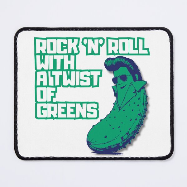 Item preview, "Rock And Roll with a Twist of Greens" Veggie Vibe Rock Desing Not Only for Vegetarians designed and sold by Kubala.