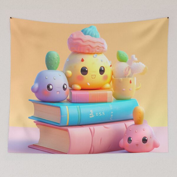 Item preview, illustration books in the style of kawaii art designed and sold by Nanthikan.
