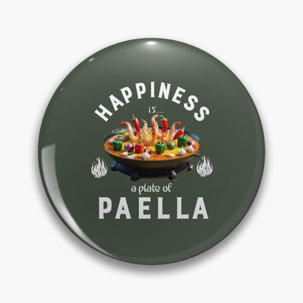 Item preview, La felicidad es un plato de paella. designed and sold by AldeaPod.