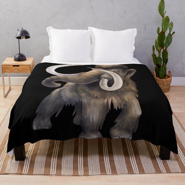 Item preview, Watercolor mammoth designed and sold by Ekaterina Glazkova.