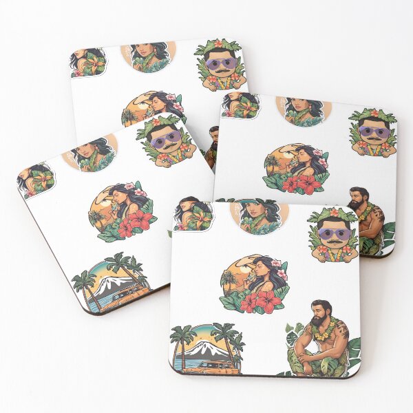 Item preview, Hawaiian Set Of Best Hawaiian symbols designed and sold by CyberArtistOne.