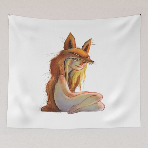 Item preview, Enigmatic Fox Girl	 designed and sold by lesanverp.