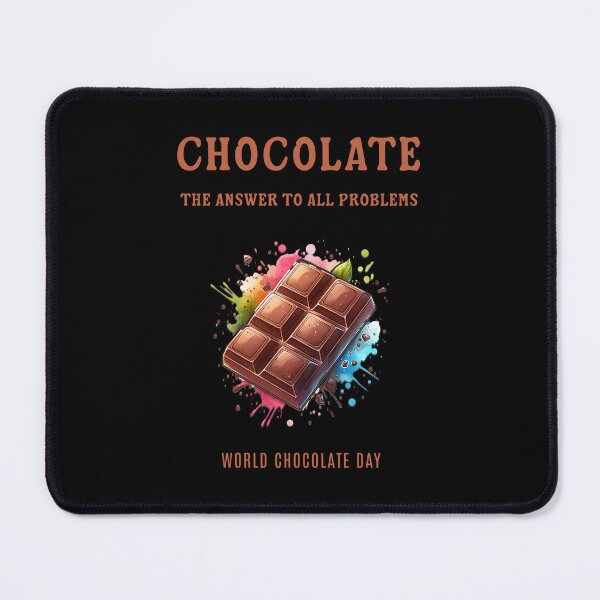 Item preview, Chocolate, the answer to all our problems - World Chocolate Day designed and sold by Pflugart.