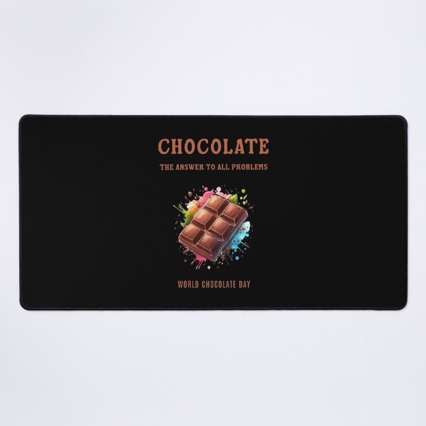Item preview, Chocolate, the answer to all our problems - World Chocolate Day designed and sold by Pflugart.