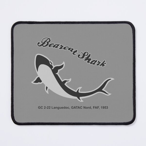 Item preview, Bearcat Shark emblem of GC 2-22 Languedoc GATAC Nord FAF 1953 designed and sold by Yeaha.