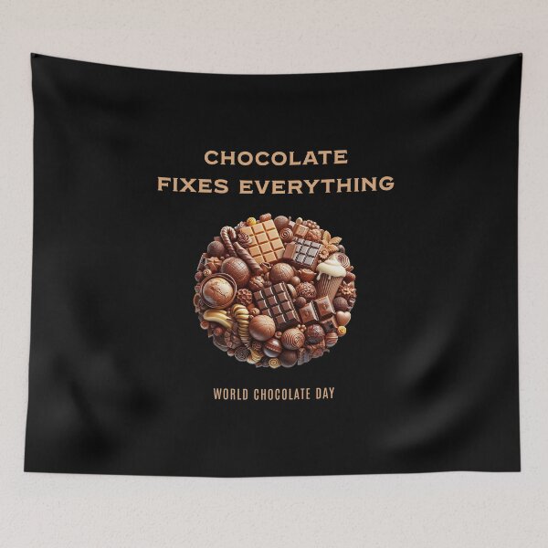 Item preview, Chocolate fixes everything - World Chocolate Day designed and sold by Pflugart.