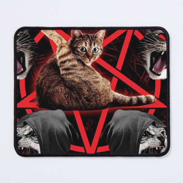 Item preview, Satanic Cat Occultism Cat  designed and sold by GeekStorie.
