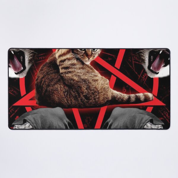 Item preview, Satanic Cat Occultism Cat  designed and sold by GeekStorie.