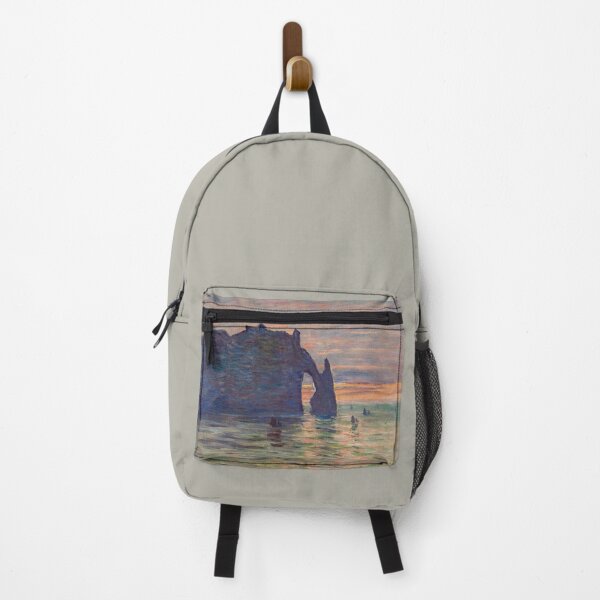 Item preview, Etretat Sunset Claude Monet Painting designed and sold by ArtUnova.