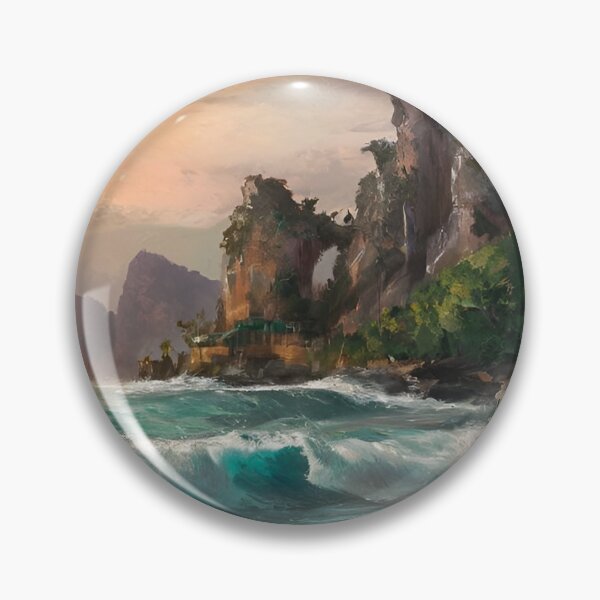 Item preview, Rocky Shoreline at Dusk designed and sold by hiiameartha.