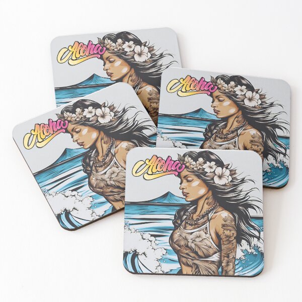 Item preview, Hawaiian Girl Aloha  designed and sold by CyberArtistOne.