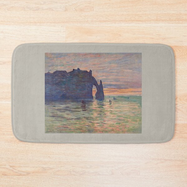 Item preview, Etretat Sunset Claude Monet Painting designed and sold by ArtUnova.