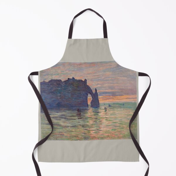 Item preview, Etretat Sunset Claude Monet Painting designed and sold by ArtUnova.